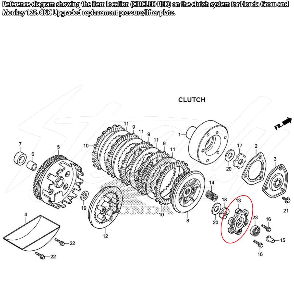 grom slipper clutch