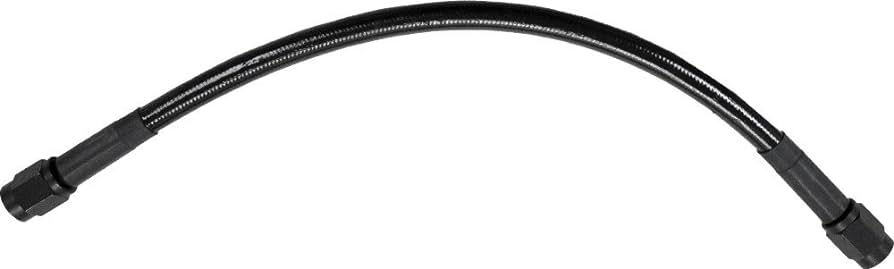 Goodridge Black Stainless Steel Braided Brake Line