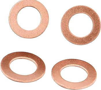 (4) 12mm Copper Crush Washer for KOSO 170cc Head Nuts