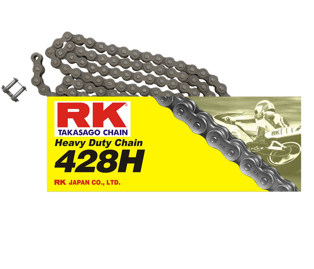 RK Racing Chains Natural 428 Heavy Duty Chain x 120 Links