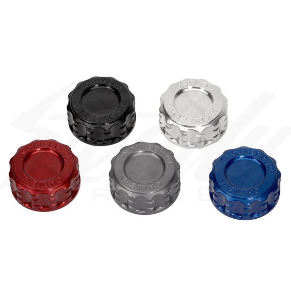 CHIMERA BILLET ALUMINUM REAR BRAKE RESERVIOR CAP COVER - HONDA MONKEY (ALL YEARS), DAX 125 (ALL YEARS)