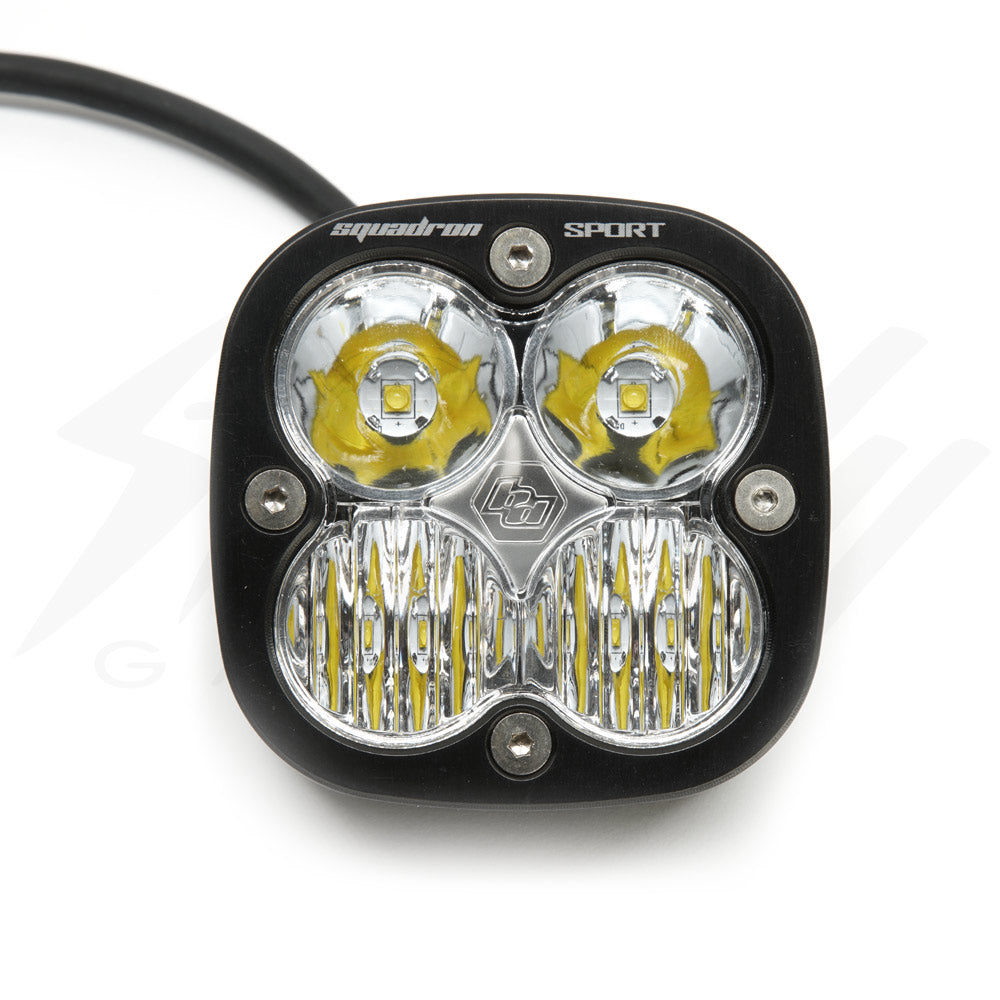 Baja Designs Squadron Sport Angled Flush Mount LED with Driving Lens