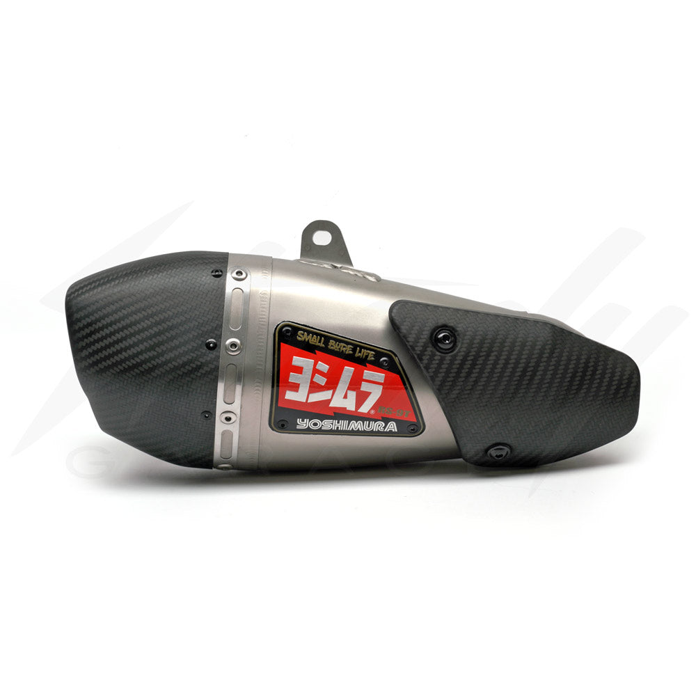 2022+ YOSHIMURA RACE RS-9T STAINLESS FULL EXHAUST WITH STAINLESS MUFFLER -  HONDA GROM 2022+